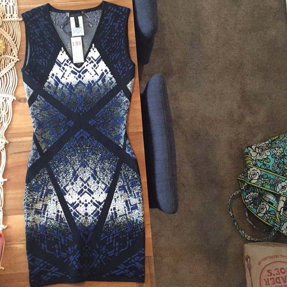 BCBG sweater/bandage dress